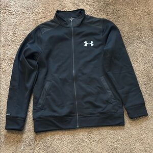 Under Armour Black Performance Jacket with High Collar